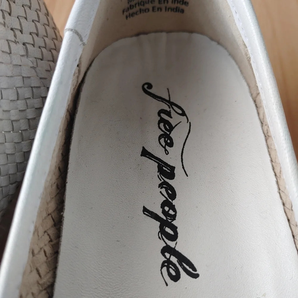 Free People Womens Ivory Santorini 2372265 Round Toe Slip On Shoes Sz 36 - Picture 3 of 6
